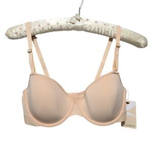 NEW with Tags Lively Women's The Spacer Balconette Bra 34C 'Toasted Almond'